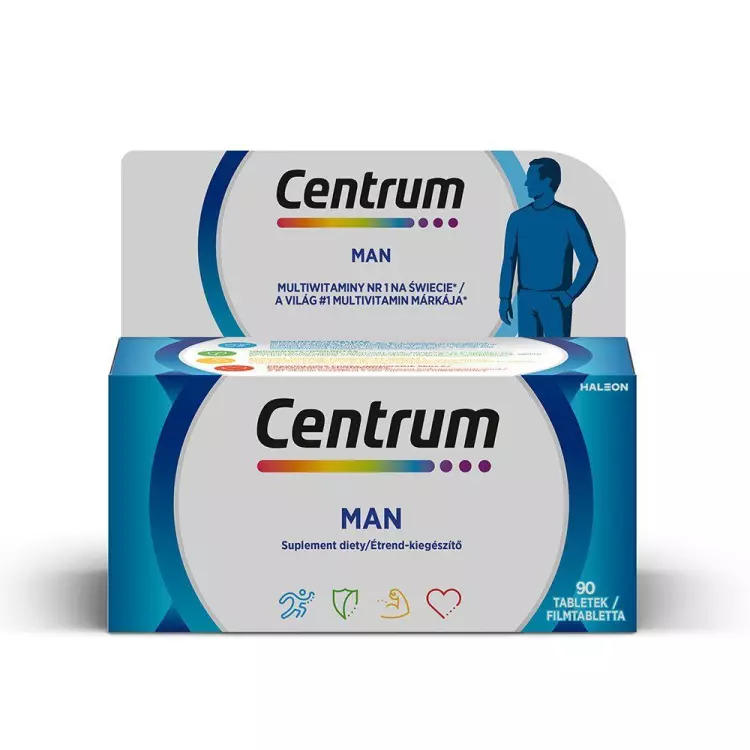 Centrum Man étrendkiegészítő filmtabletta 90x Centrum Man étrendkiegészítő filmtabletta 90x