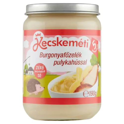 Kecskeméti burgonyafőzelék pulykahússal 190g