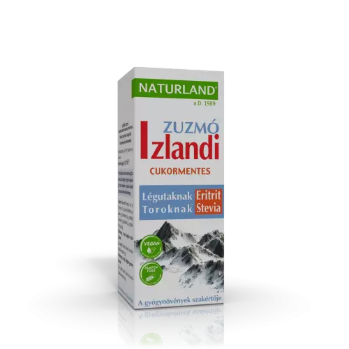 Naturland Izlandi zuzmó foly. édesítőszerekkel 150ml