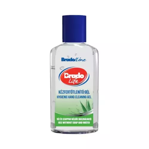 Bradolife kézfertőtlenítő gél aloe 50ml