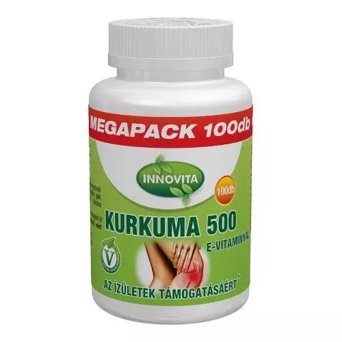 BioCo InnoVita Kurkuma 500 mg+ E-vitamin kapszula 100x