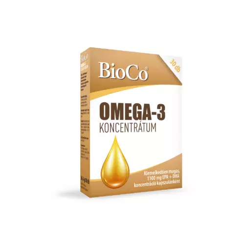 BioCo Omega-3 koncentrátum kapszula 30x BioCo Omega-3 koncentrátum kapszula 30x