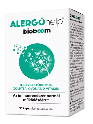 Alergohelp Bioboom étrendkiegészítő kapszula 30x