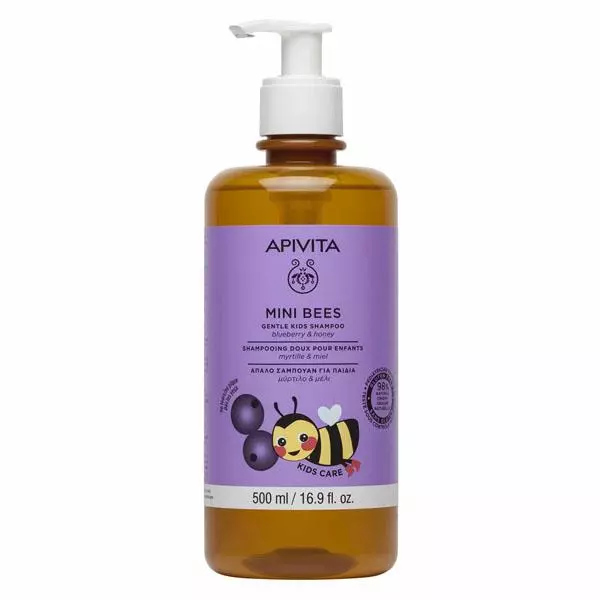 APIVITA MINI BEES Bőrkímélő sampon gyerekeknek 500ml APIVITA MINI BEES Bőrkímélő sampon gyerekeknek 500ml