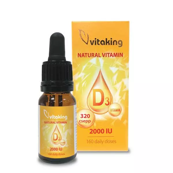 Vitaking D3-vitamin 2000 NE cseppek 10ml Vitaking D3-vitamin 2000 NE cseppek 10ml