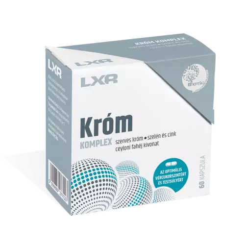 LXR Szerves Króm + fahéj komplex kapszula 60x