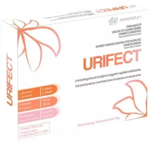 Urifect DiamondLily hüvelyflóra probiotikum por 10x3g