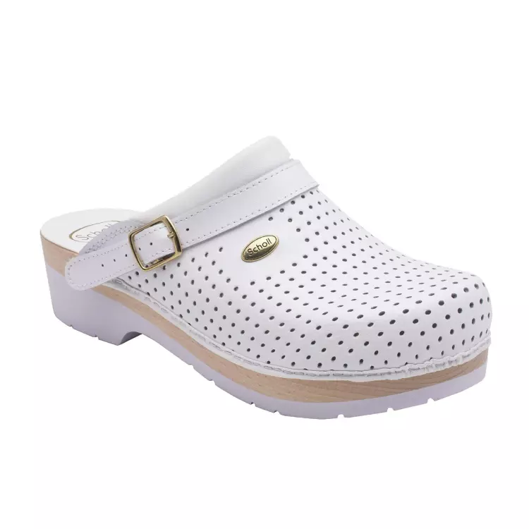 SCHOLL Clogs S/Comfort B/S CE papucs fehér pár SCHOLL Clogs S/Comfort B/S CE papucs fehér pár
