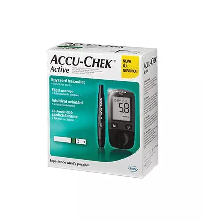 AccuChek Active KIT vércukorszintmérő készlet 1x AccuChek Active KIT vércukorszintmérő készlet 1x