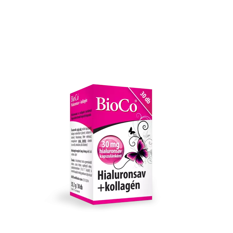 BioCo Hyaluronsav+ kollagén kapszula 30x