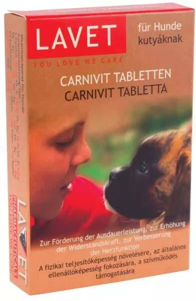 Lavet Carnivit tabletta kutyának A.U.V. 50x Lavet Carnivit tabletta kutyának A.U.V. 50x