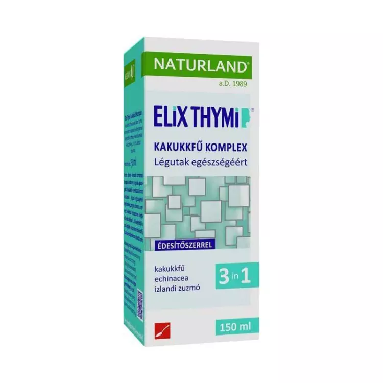 Naturland Elix Thymi kakukkfű komplex 3in1 foly. 150ml Naturland Elix Thymi kakukkfű komplex 3in1 foly. 150ml