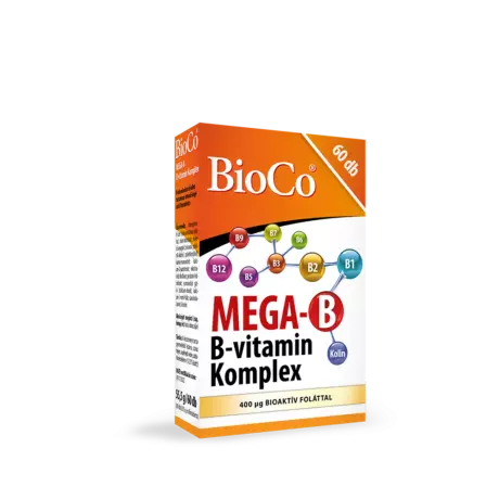 BioCo MEGA-B B-vitamin komplex étrendk. tabletta 60x
