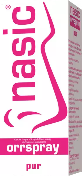 Nasic Pur 1 mg/ml+50mg/ml old. orrspray feln.+gy. 1x10ml