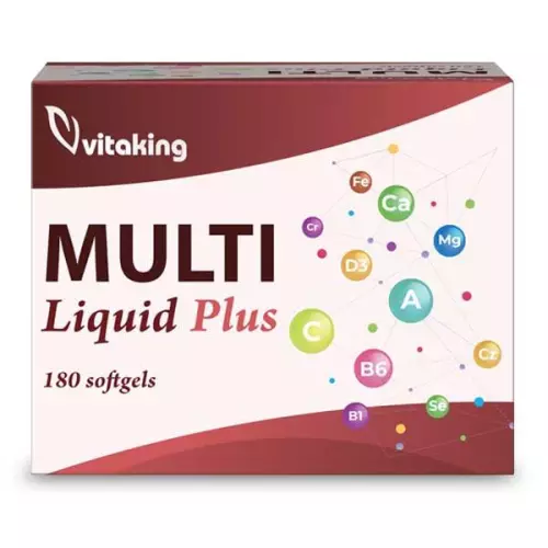Vitaking Multi Plusz Liquid gélkapszula 180x