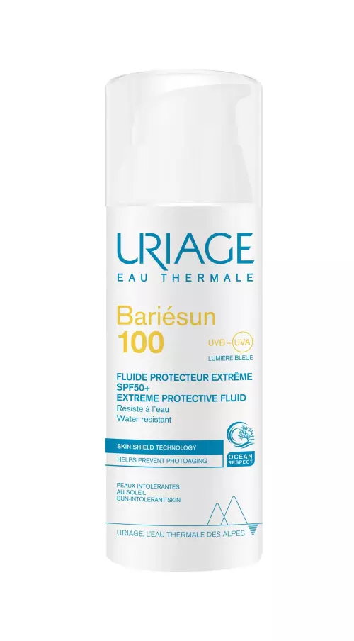 Uriage Bariésun 100 Extra erős fényvédő fluid 50ml