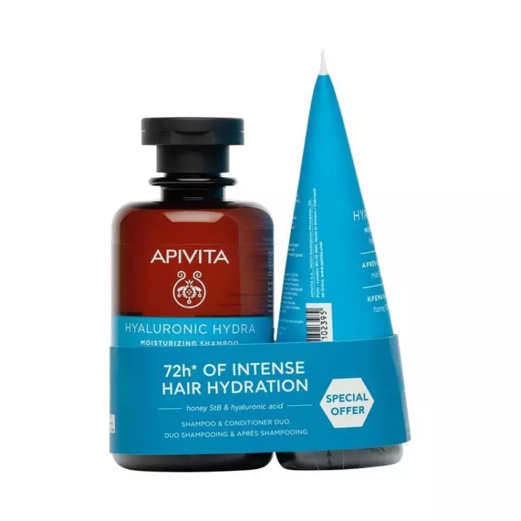 APIVITA Hidratáló Hajápolási csomag 250+150ml