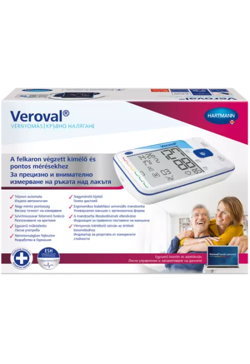 Veroval vérnyomásmérő felkaros 9253040 Hartmann 1x