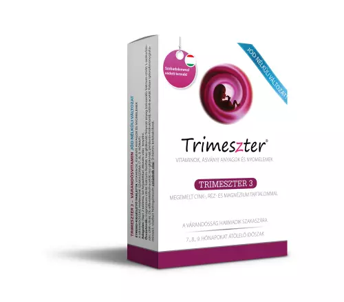 Trimeszter 3 vitamin tabl. várandósoknak jódmentes 60x