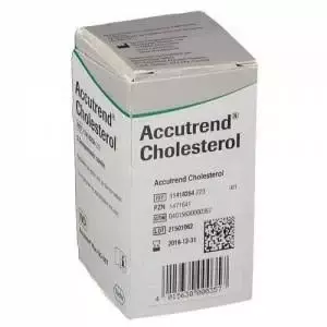 AccuTrend Cholesterol tesztcsík 5x AccuTrend Cholesterol tesztcsík 5x