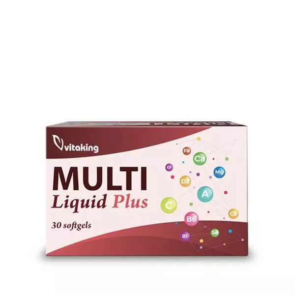 Vitaking Multi Plusz Liquid gélkapszula 30x Vitaking Multi Plusz Liquid gélkapszula 30x