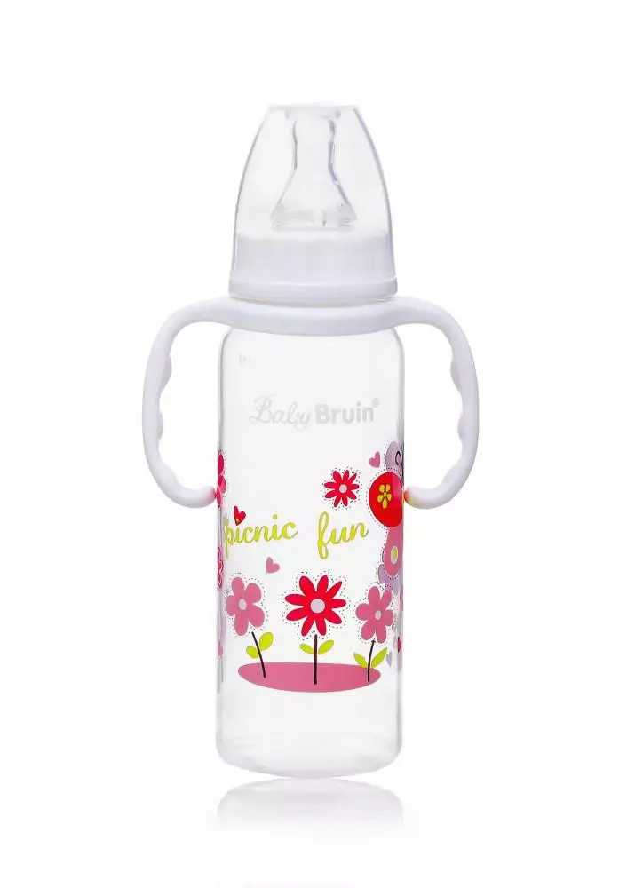 Baby-Bruin cumisüveg PP BPA mentes fogóval 240ml 1x Baby-Bruin cumisüveg PP BPA mentes fogóval 240ml 1x