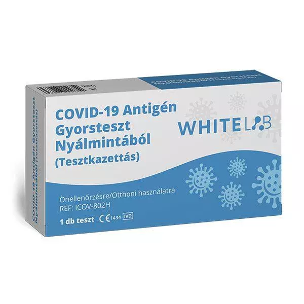 Whitelab Covid-19 Antigén önell. gyorst. nyálteszt 1x Whitelab Covid-19 Antigén önell. gyorst. nyálteszt 1x