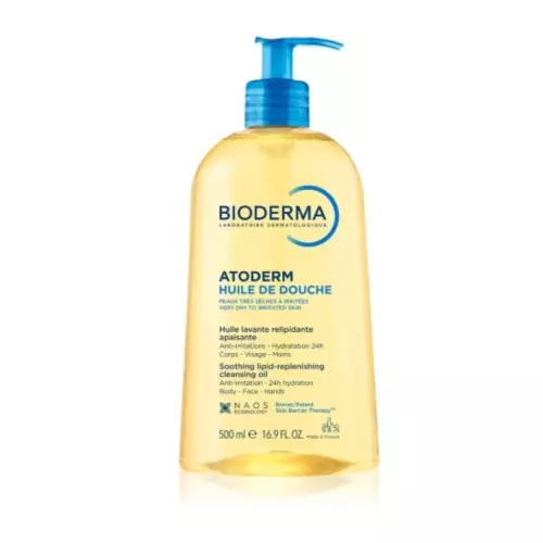 Bioderma Atoderm olajtusfürdő pumpás 500ml