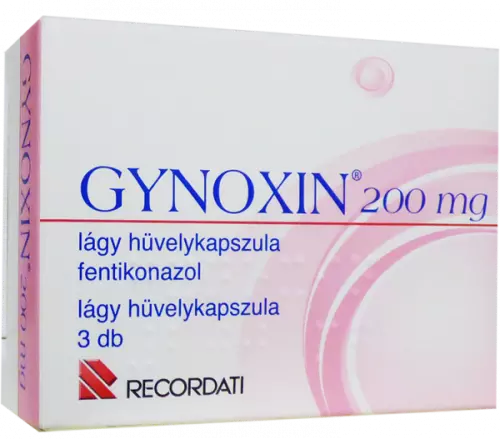 Gynoxin 200 mg lágy hüvelykapszula 3x