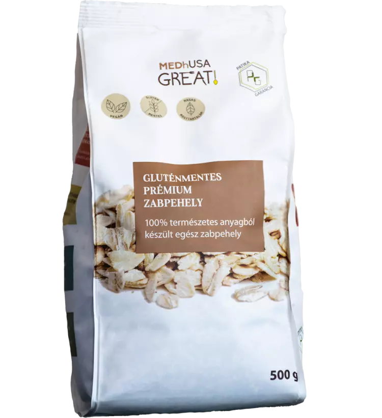 MEDhUSA Gluténmentes Prémium Zabpehely 500g MEDhUSA Gluténmentes Prémium Zabpehely 500g