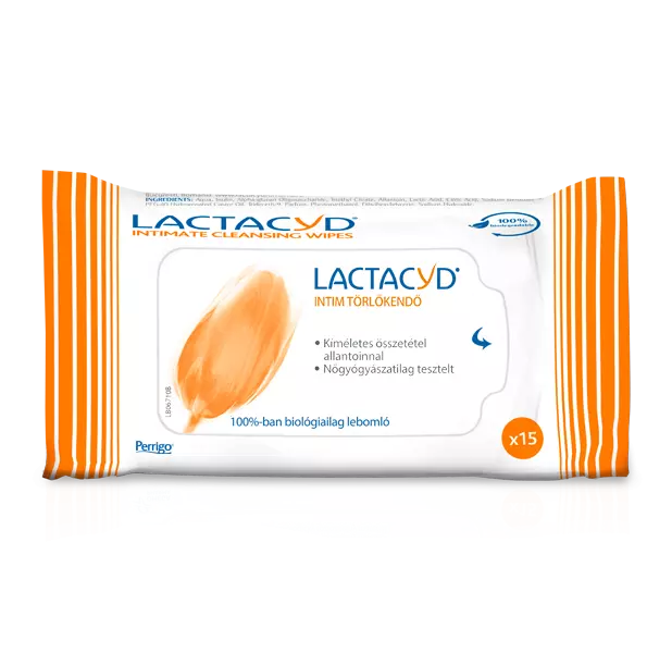 Lactacyd Femina intim törlőkendő 15x Lactacyd Femina intim törlőkendő 15x