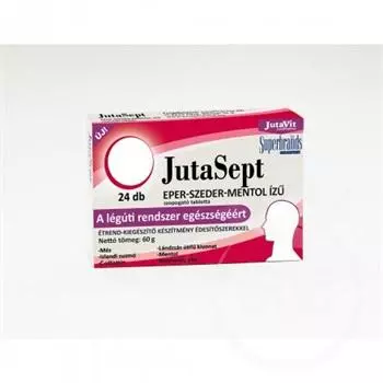 JutaSept eper-szeder-mentol szopogató tabletta 24x