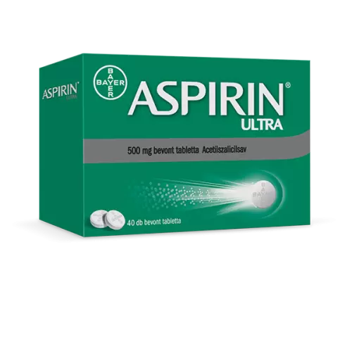 Aspirin Ultra 500 mg bevont tabletta 40x