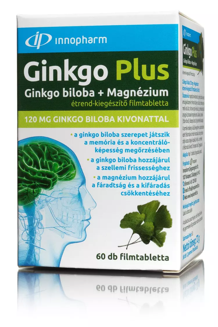 VitaPlus Ginkgo Plus ginkgo b. 120 mg+Mg filmtabl. 60x VitaPlus Ginkgo Plus ginkgo b. 120 mg+Mg filmtabl. 60x