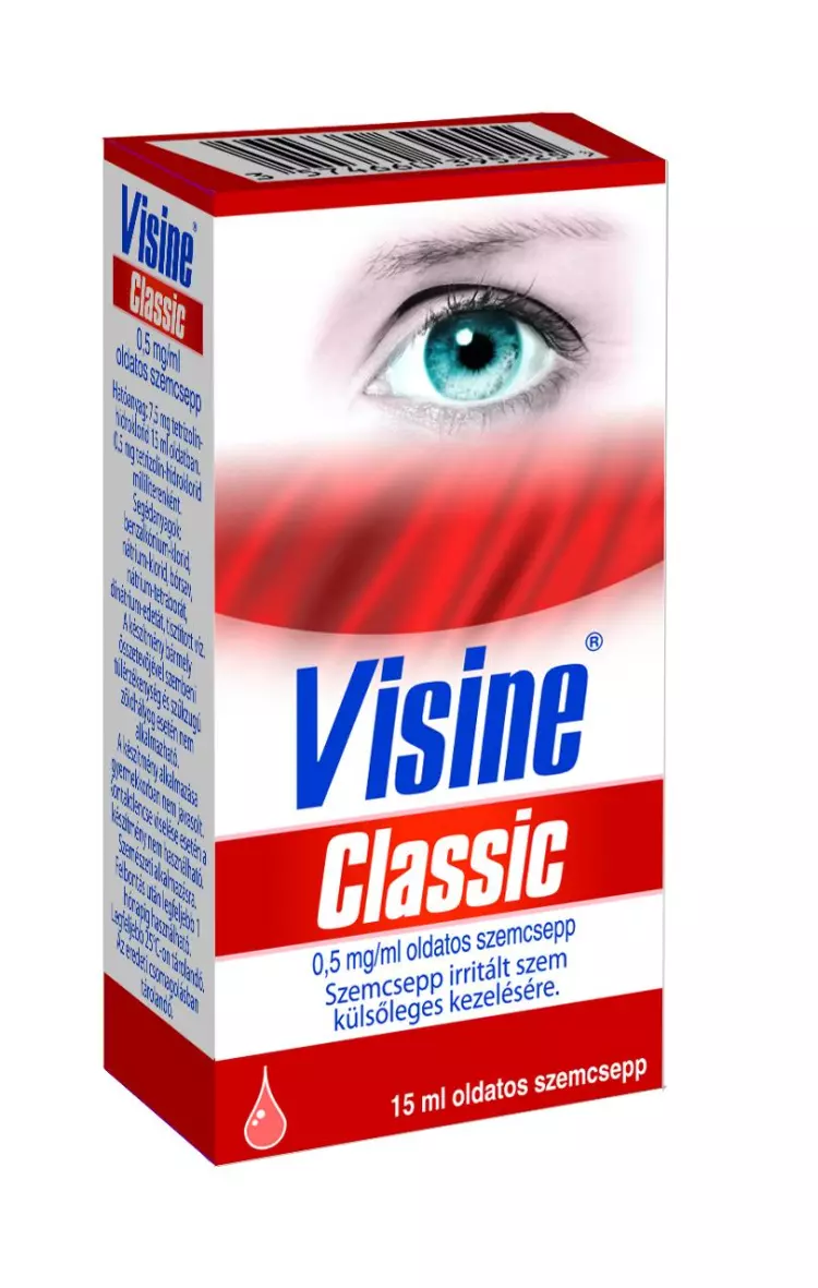Visine Classic 0,5 mg/ml oldatos szemcsepp 15ml Visine Classic 0,5 mg/ml oldatos szemcsepp 15ml