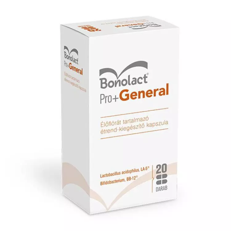 Bonolact Pro+General étrendkiegészítő kapszula 20x Bonolact Pro+General étrendkiegészítő kapszula 20x