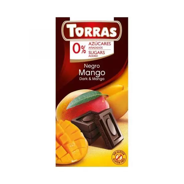 Torras Étcsokoládé mangós CM. GM. 75g Torras Étcsokoládé mangós CM. GM. 75g