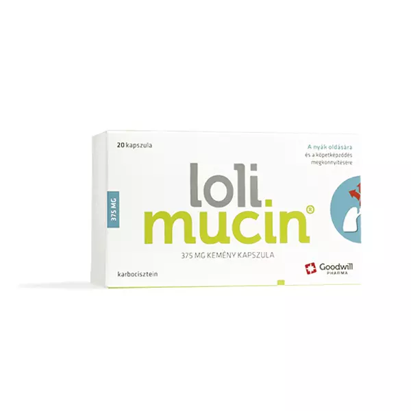Lolimucin 375 mg kemény kapszula 20x Lolimucin 375 mg kemény kapszula 20x