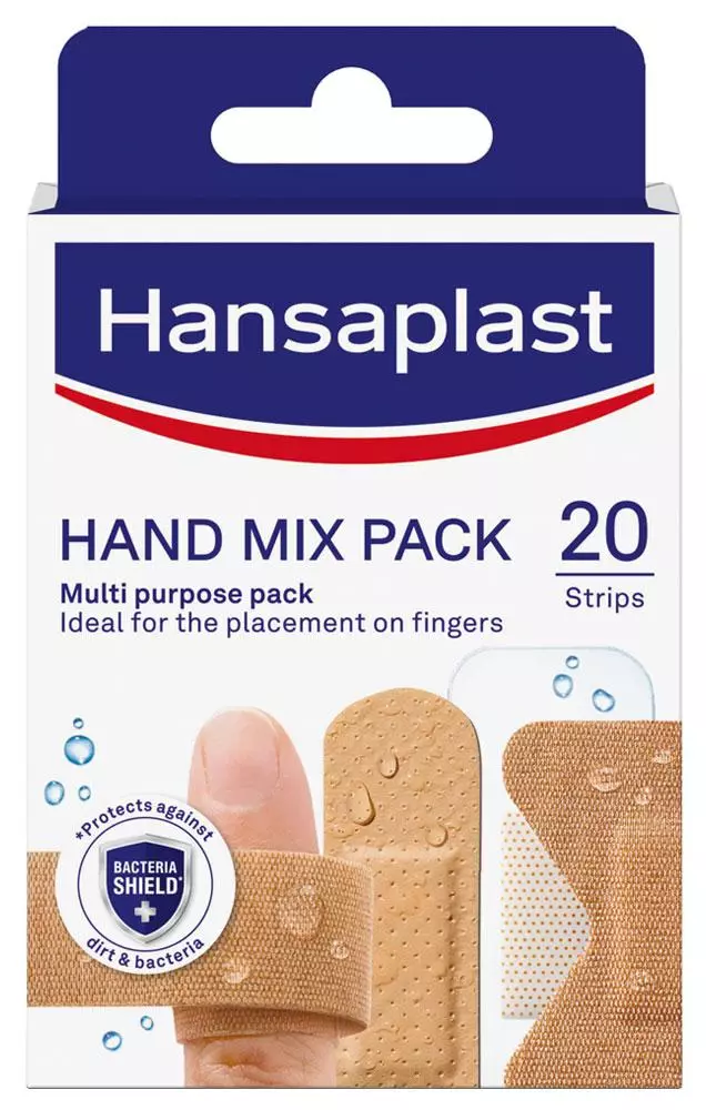 Hansaplast Hand Mix Pack sebtapasz 20x
