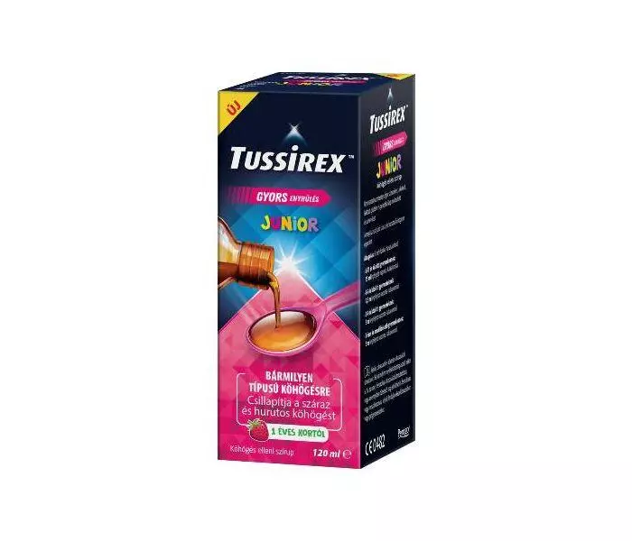 Tussirex Junior szirup köhögésre 120ml Tussirex Junior szirup köhögésre 120ml