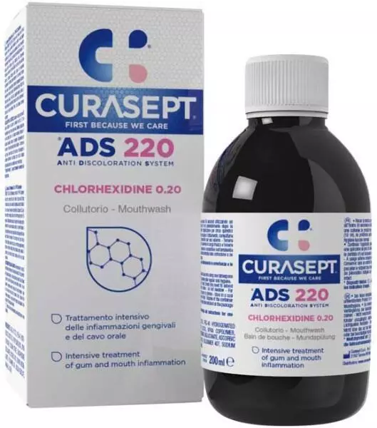Curasept ADS DNA 220 szájöblítő 200ml Curasept ADS DNA 220 szájöblítő 200ml
