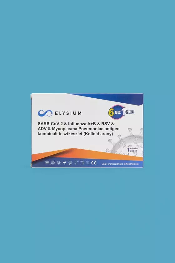 Elysium SARS-COV-2+Influ A/B+RSV+ADV+MP koll.teszt 1x Elysium SARS-COV-2+Influ A/B+RSV+ADV+MP koll.teszt 1x
