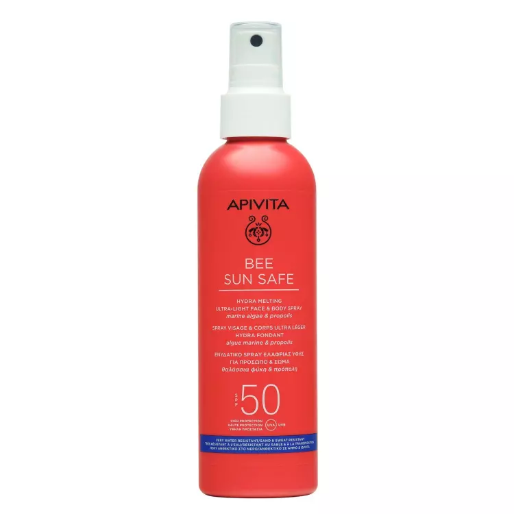 APIVITA BEE SUN SAFE Spray arcra és testre SPF50 200ml