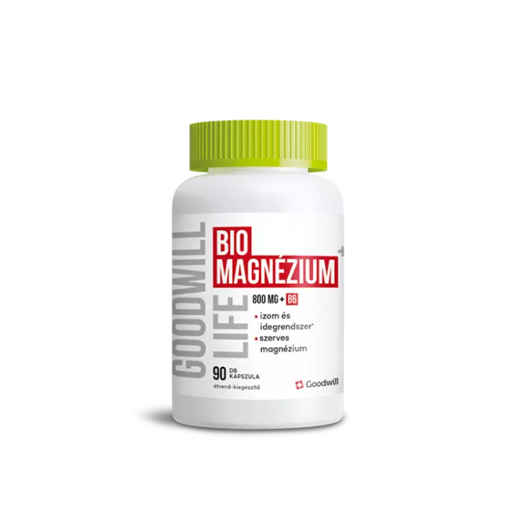 Goodwill Life Bio magnézium B6 kapszula 90x Goodwill Life Bio magnézium B6 kapszula 90x
