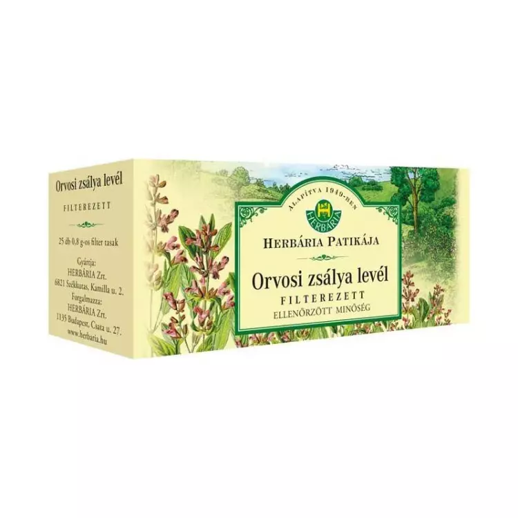 Orvosi zsályalevél filteres HERBÁRIA 25x0.8g