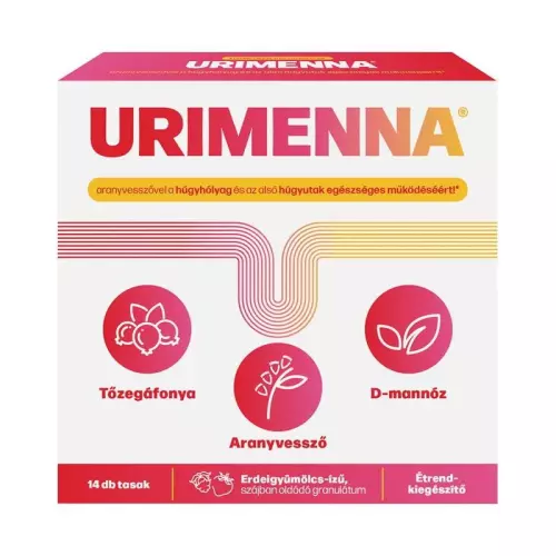Urimenna aranyvesszővel szájban oldódó granulátum 14x