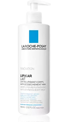 La Roche-Posay Lipikar testápoló tej illatmentes 400ml La Roche-Posay Lipikar testápoló tej illatmentes 400ml