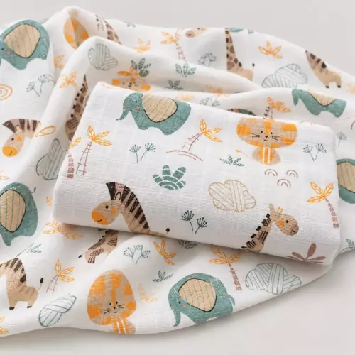Baby Bruin Super soft mintás pelenka 70x70cm 1x