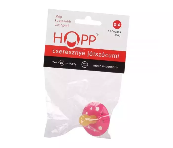 HOPP játszócumi cseresznye kicsi 1x HOPP játszócumi cseresznye kicsi 1x