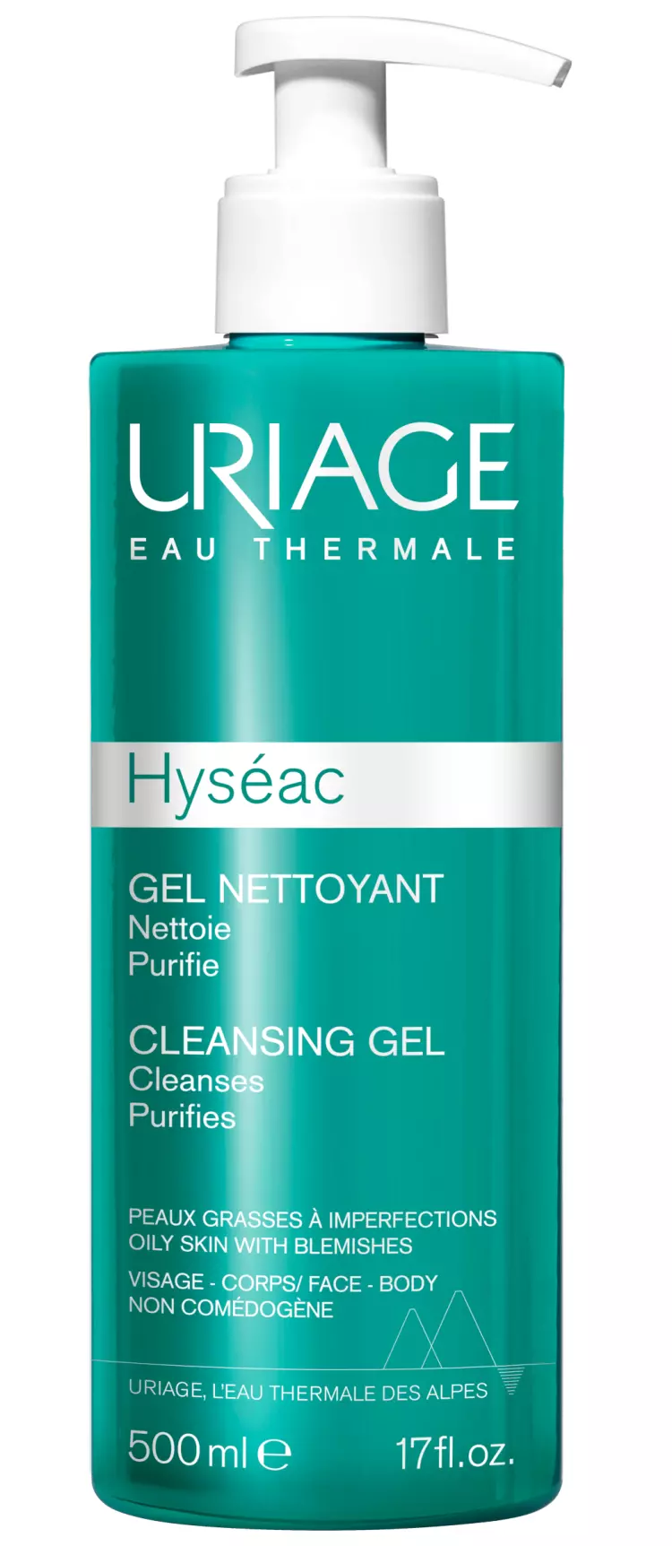 Uriage Hyséac habzó arctisztító gél zsíros bőrre 500ml Uriage Hyséac habzó arctisztító gél zsíros bőrre 500ml